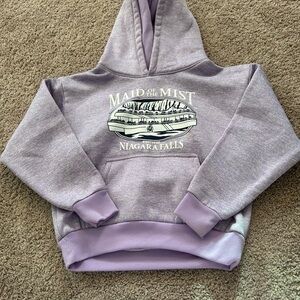 Tipsy Niagara Falls Lavender Kids Hoodie Size S